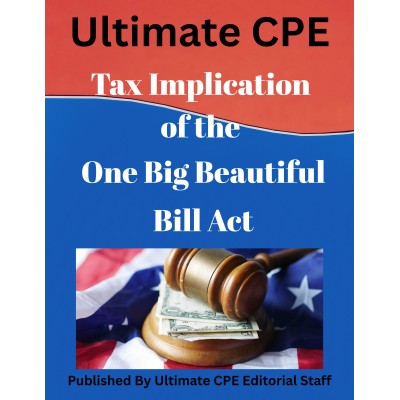 Tax Implications of the One Big Beautiful Bill Act 2026